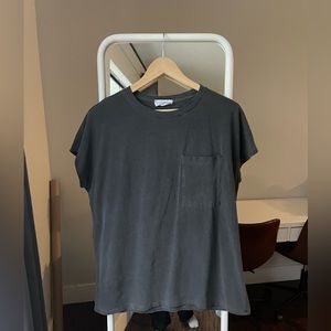 Carly Jean Los Angeles T-Shirt w/ Pocket, Size Medium